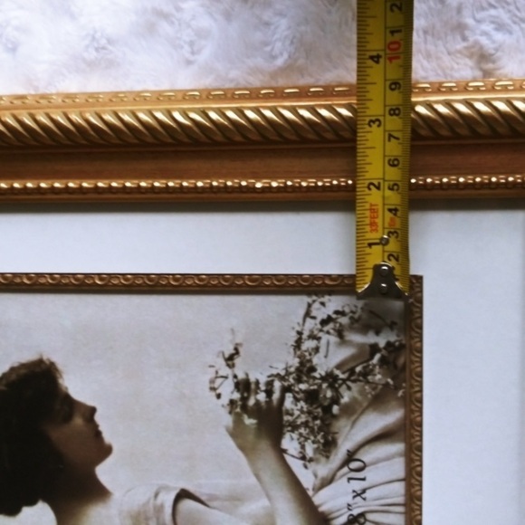 Venice by Melannco Picture Frames Antique Goldleaf Rope Design Matted Frame 8x10 - Picture 10 of 12